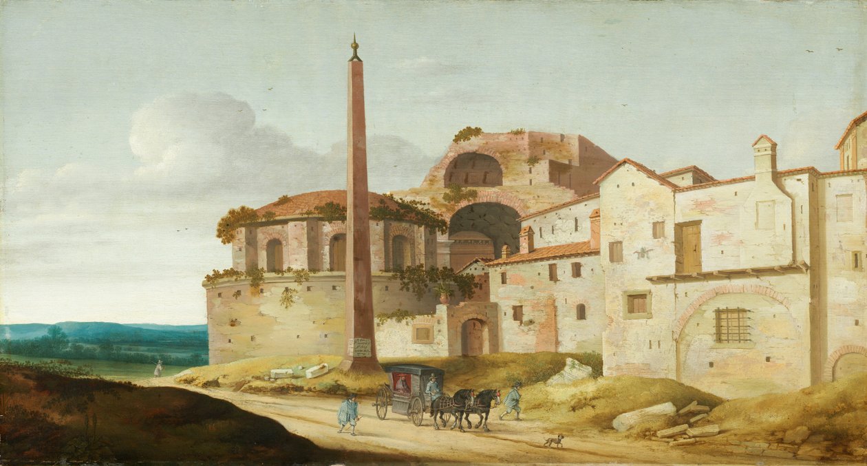 Igreja de Santa Maria della Febbre, Roma, 1629. de Pieter Jansz Saenredam