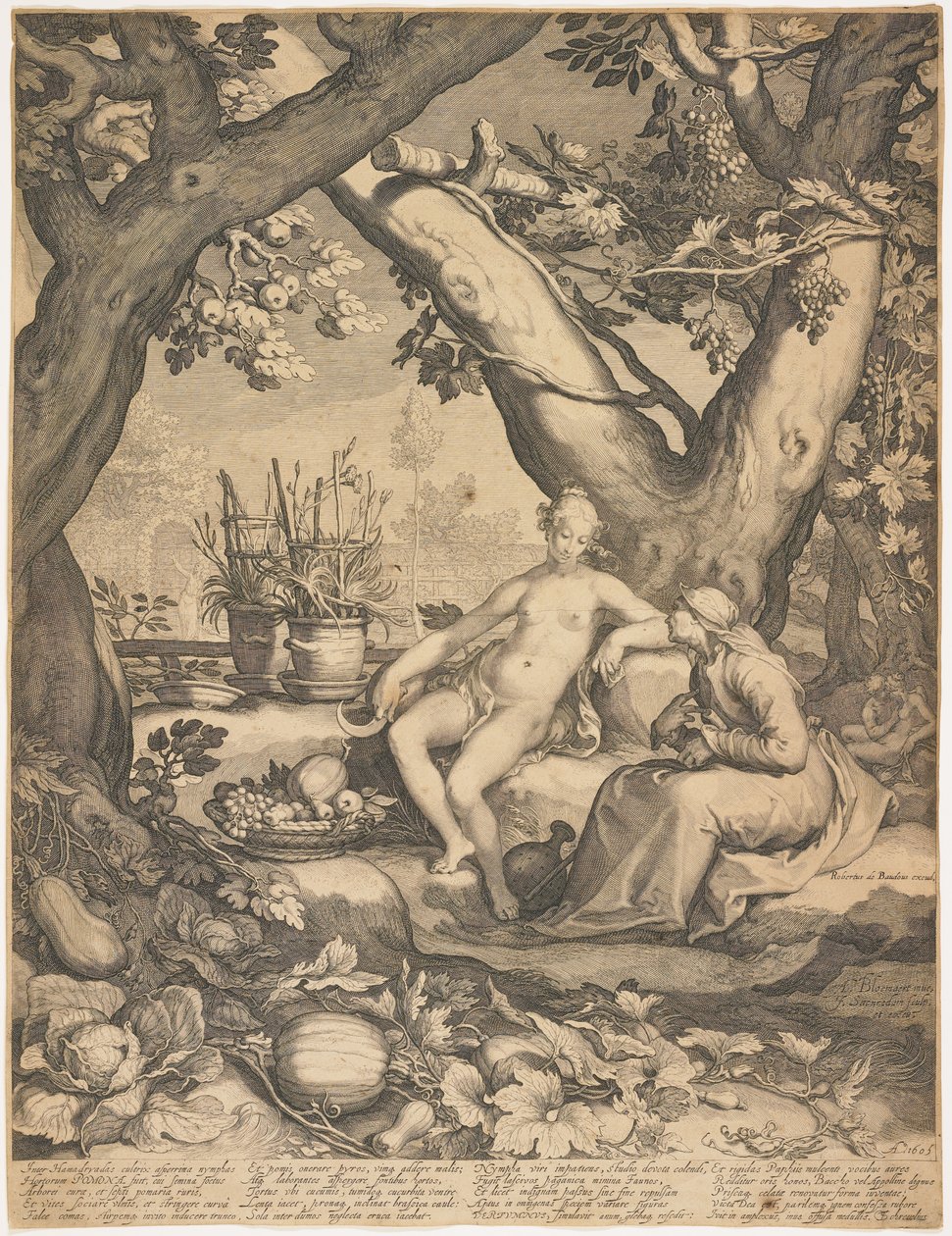 Vertumnus e Pomona de Pieter Jansz Saenredam