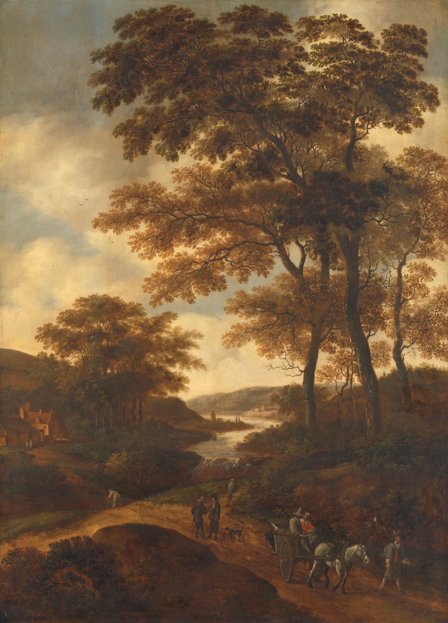 Paisagem arborizada de Pieter Jansz. van Asch
