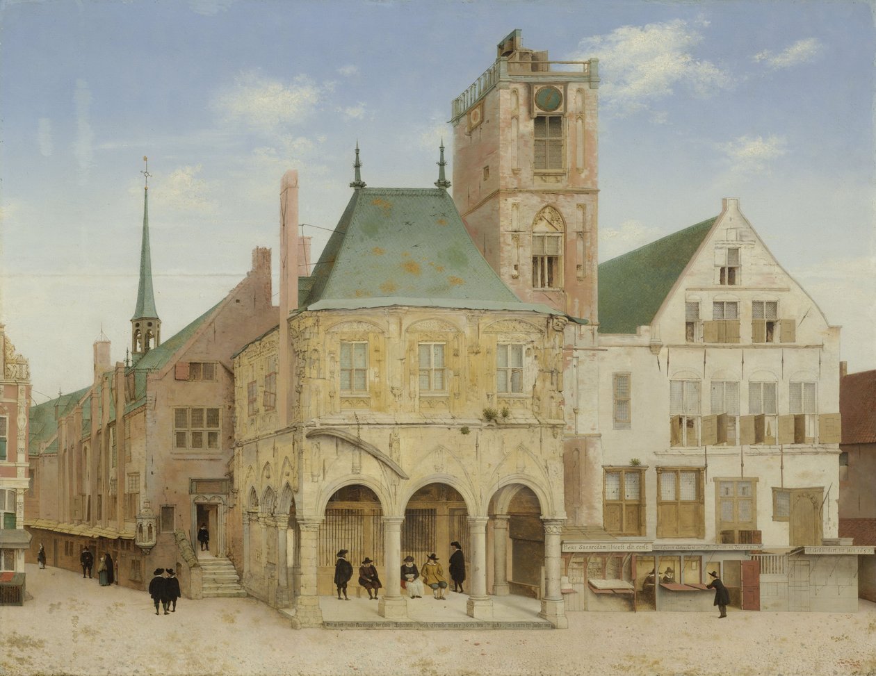 A antiga Câmara Municipal de Amesterdão, 1657 de Pieter Janszoon Saenredam