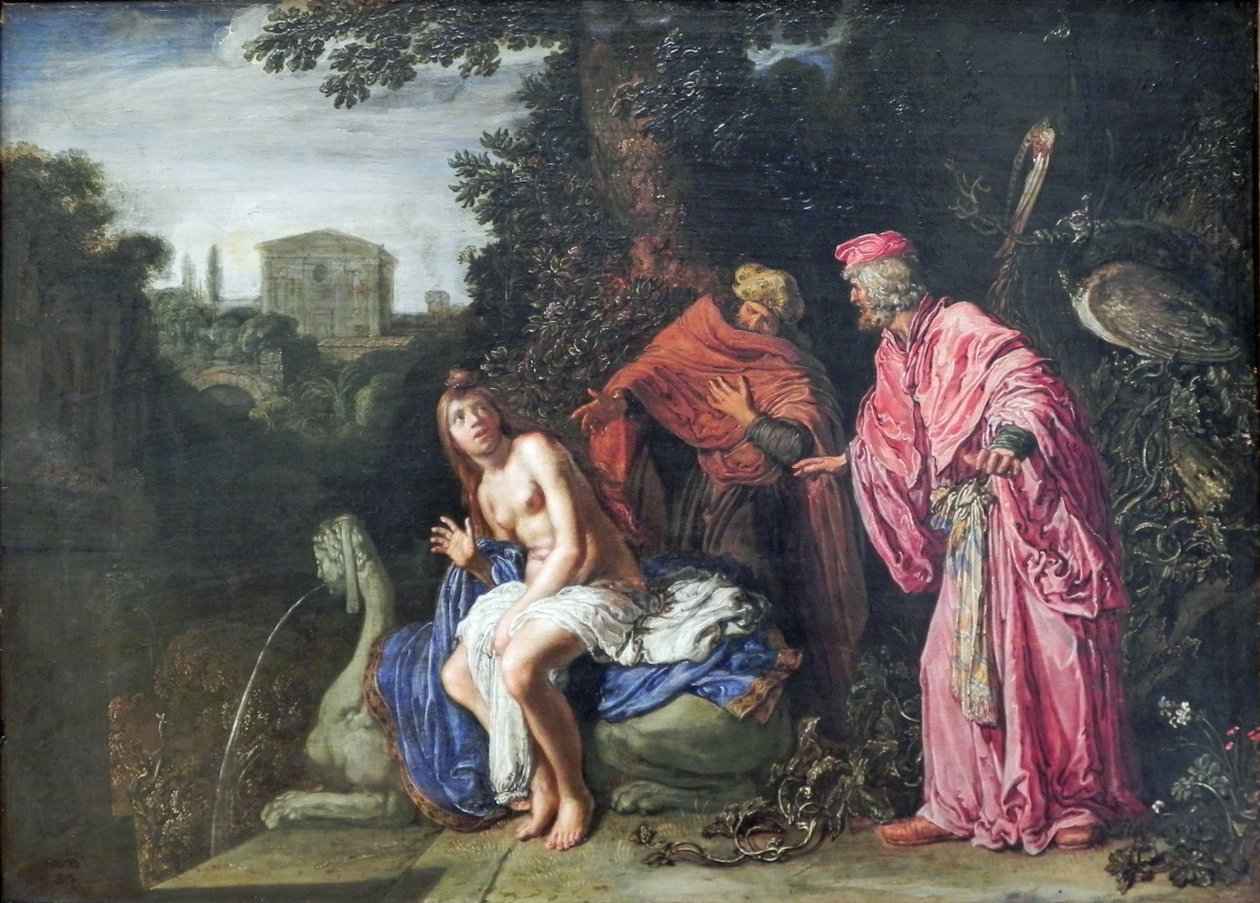 Alemão: Susanna und die beiden Alten Susanna e os Anciãos de Pieter Lastman