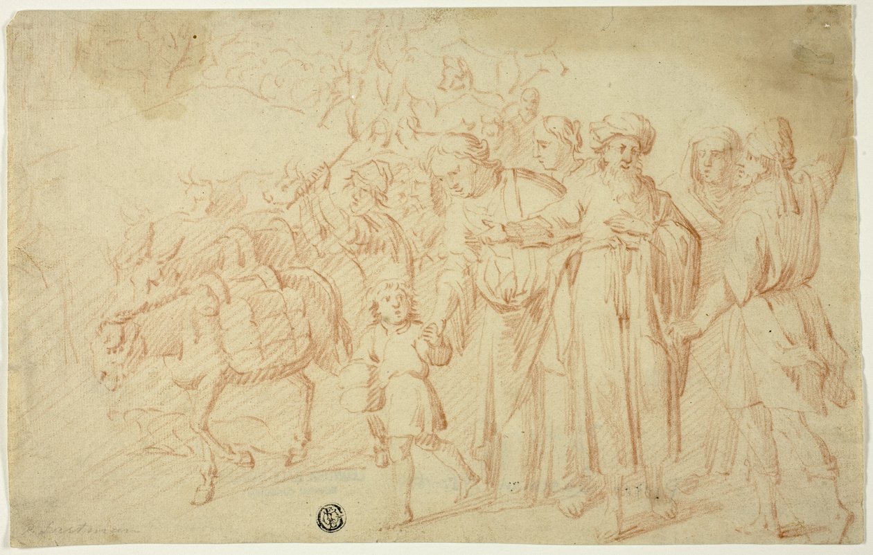 José e seus irmãos no Egito de Pieter Lastman