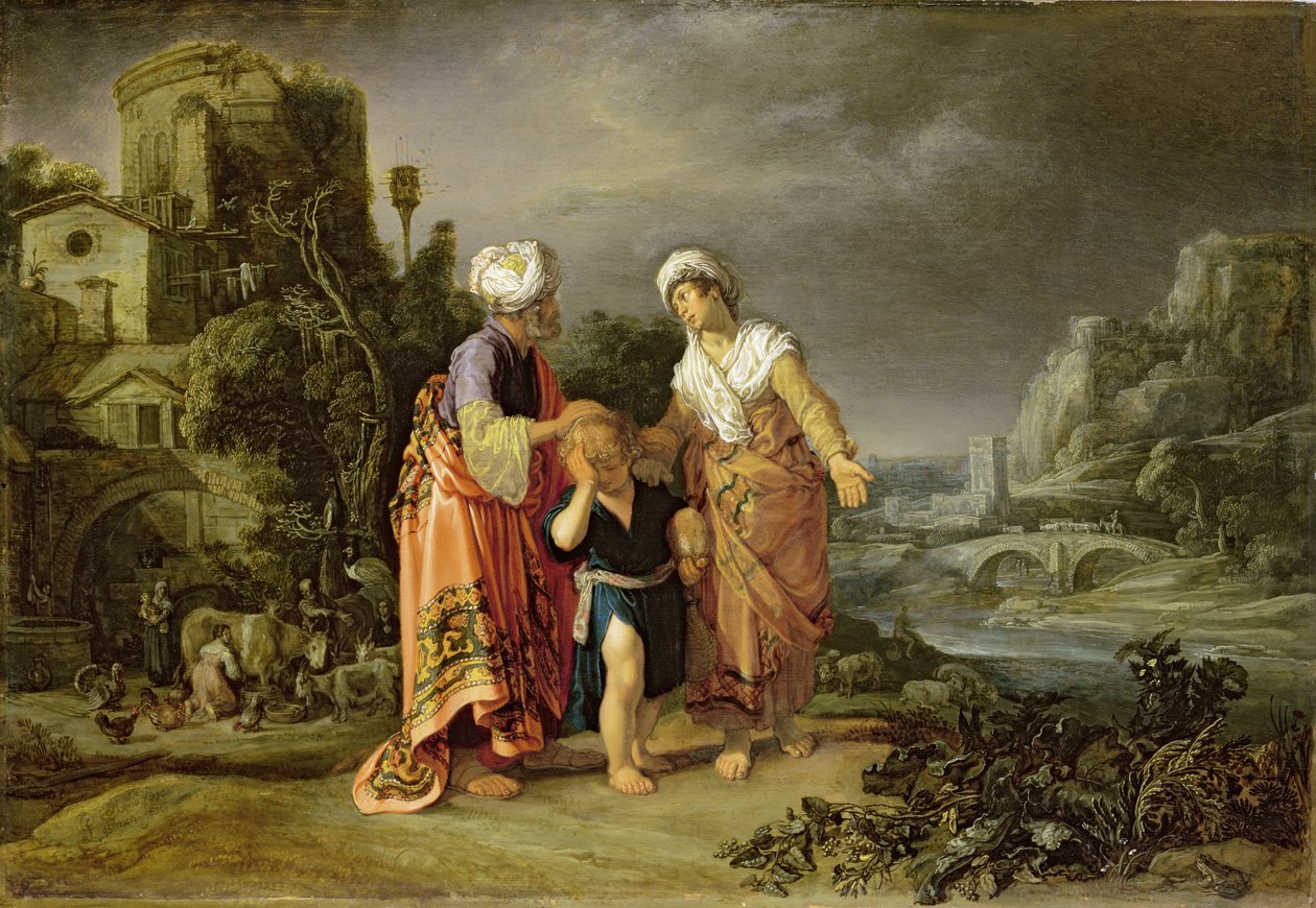 A Expulsão de Agar, 1612 de Pieter Lastman