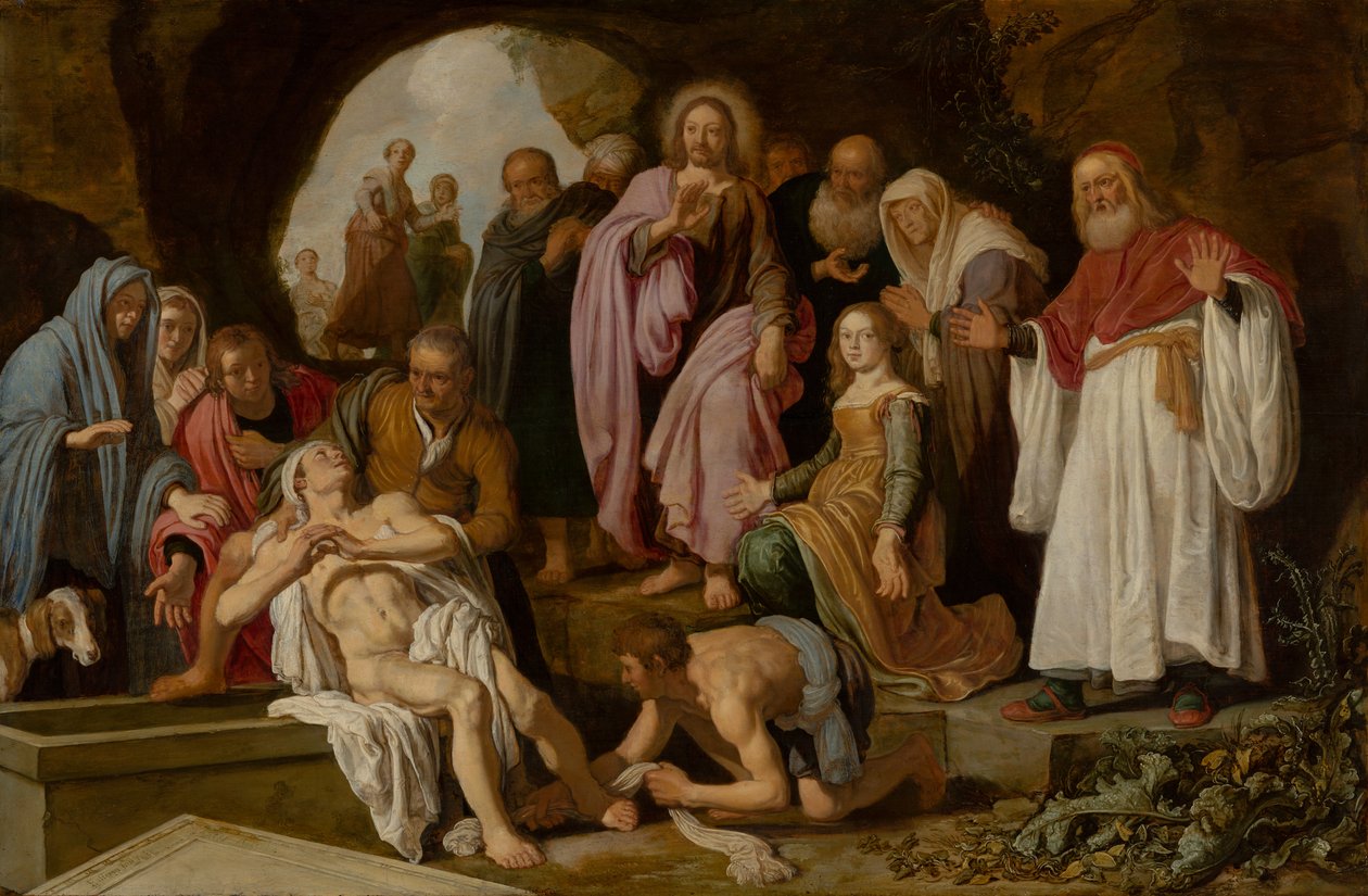 A Ressurreição de Lázaro de Pieter Lastman
