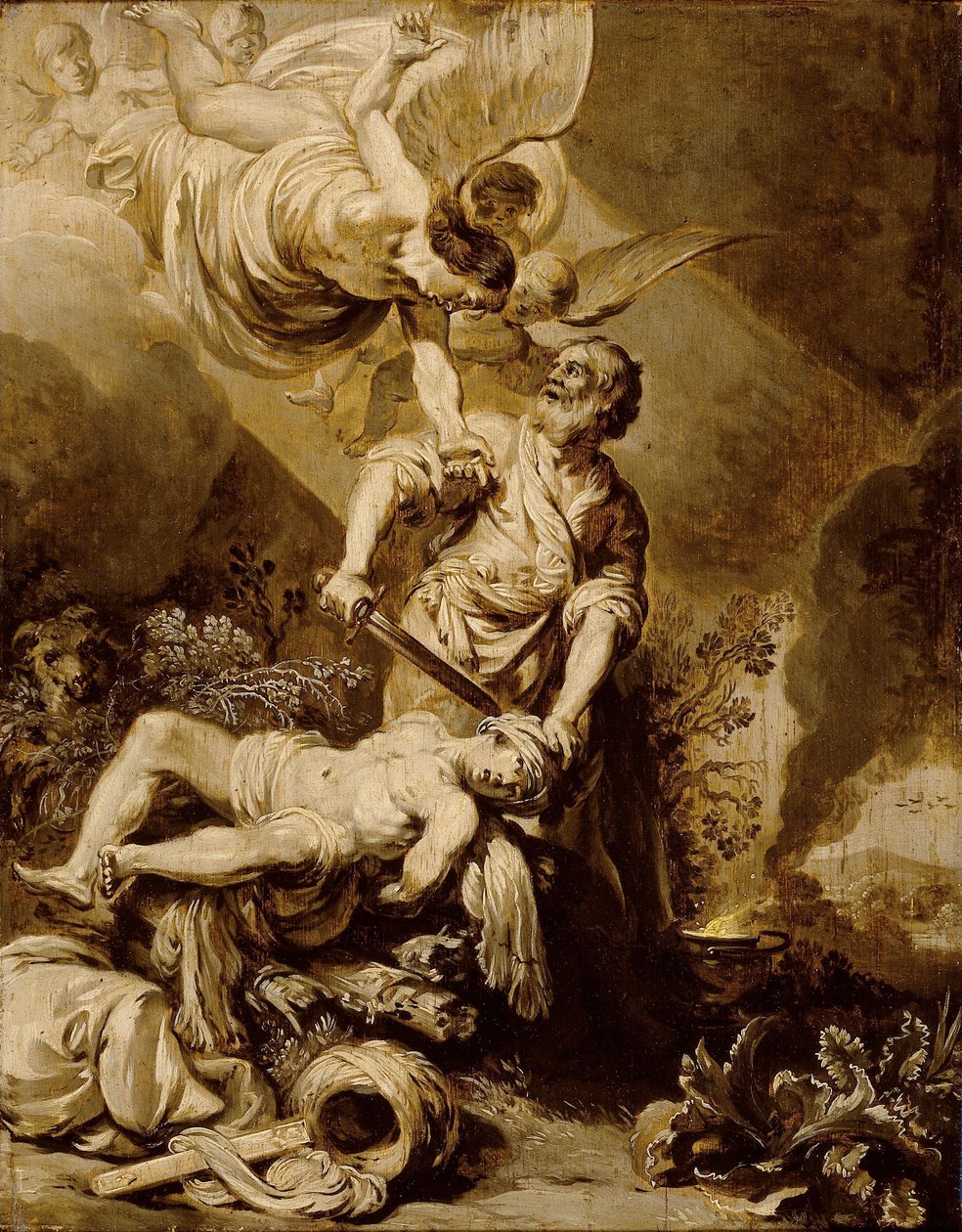 O Sacrifício de Abraão de Pieter Lastman