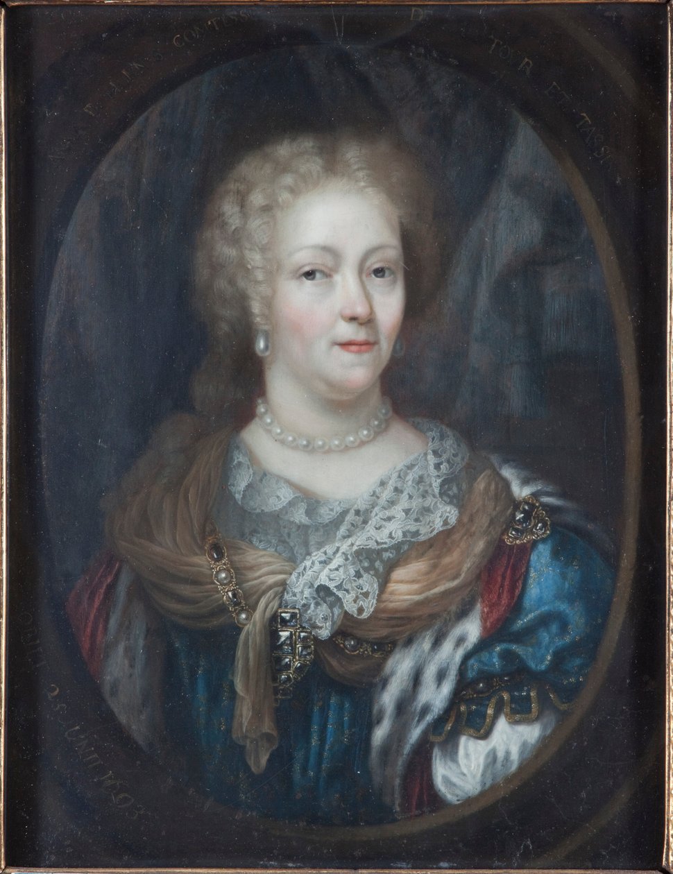 Princesa Anna de Thurn e Taxis d.1693, c1660. de Pieter Leermans