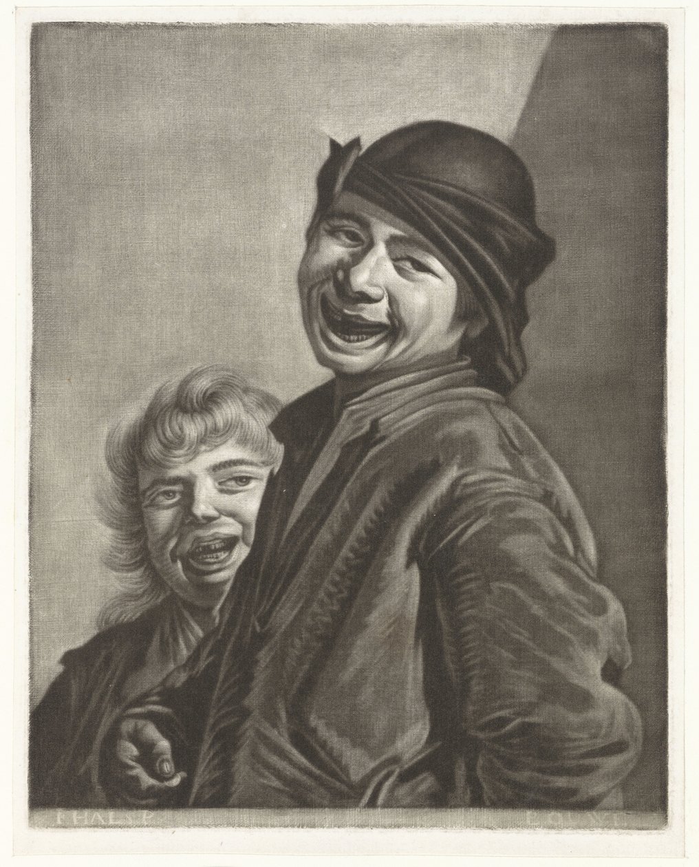 Dois rapazes sorridentes de Pieter Louw