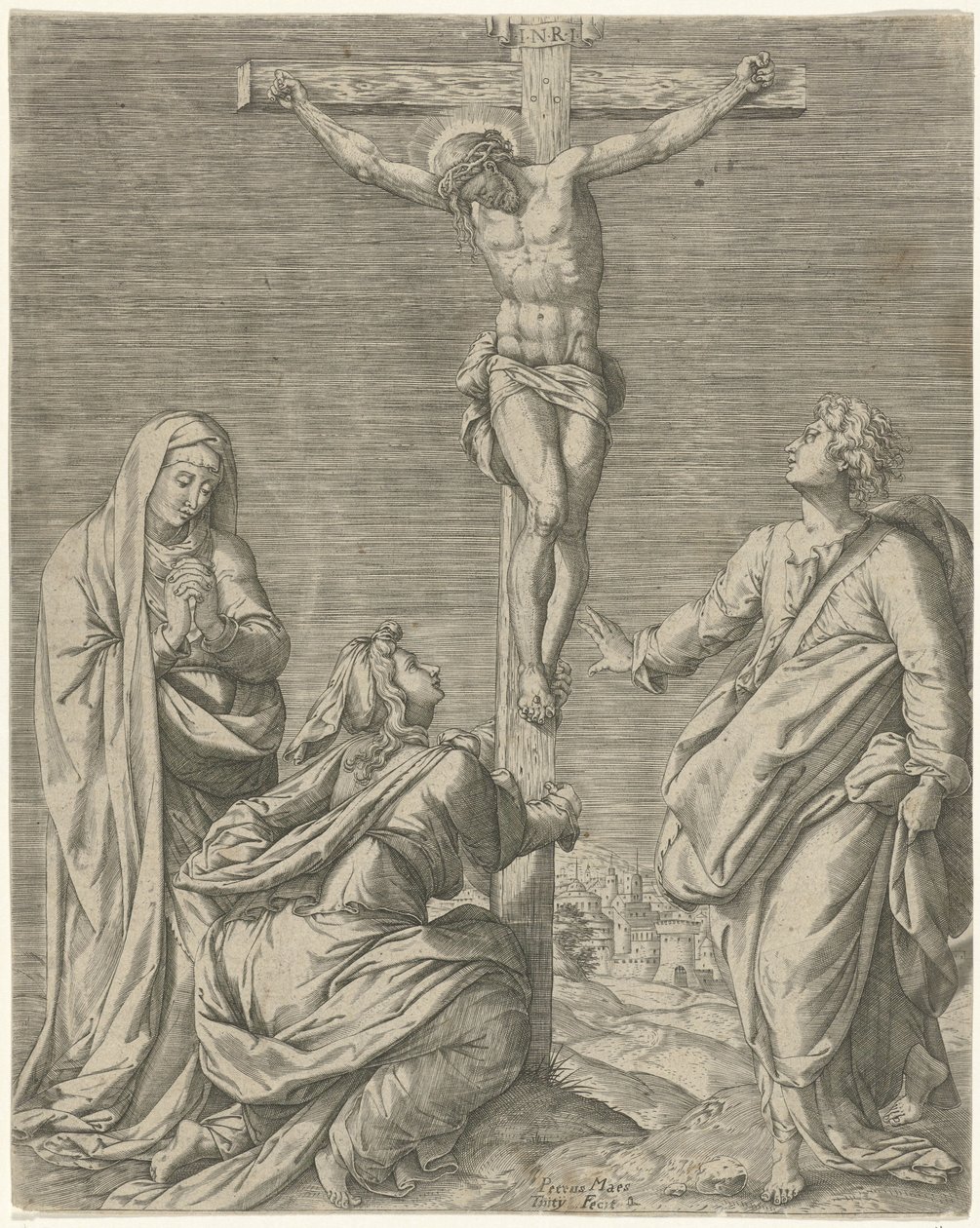 Crucificação de Cristo de Pieter Maes