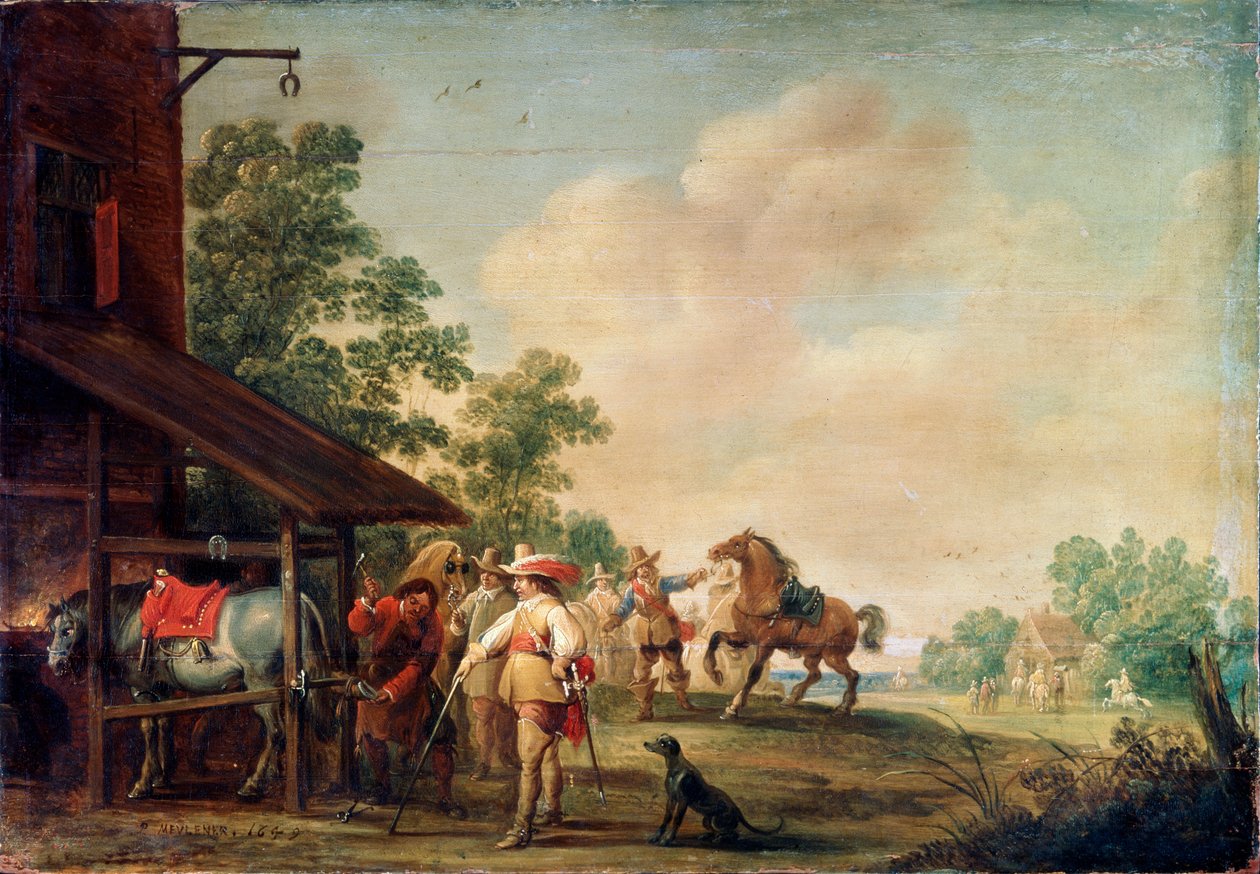 Forja, 1648 de Pieter Meulener