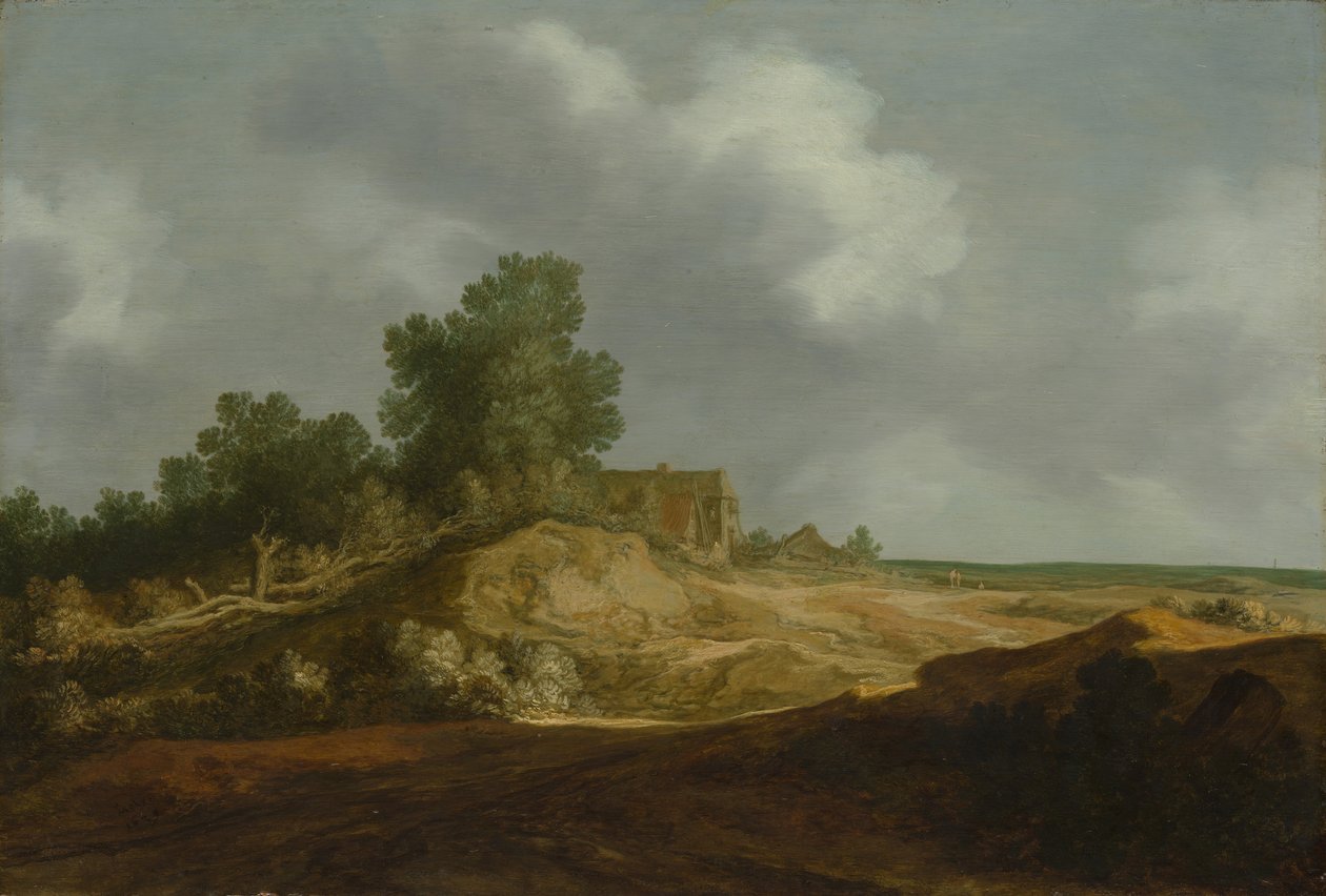 Paisagem com uma casa de campo, 1629. de Pieter Molijn
