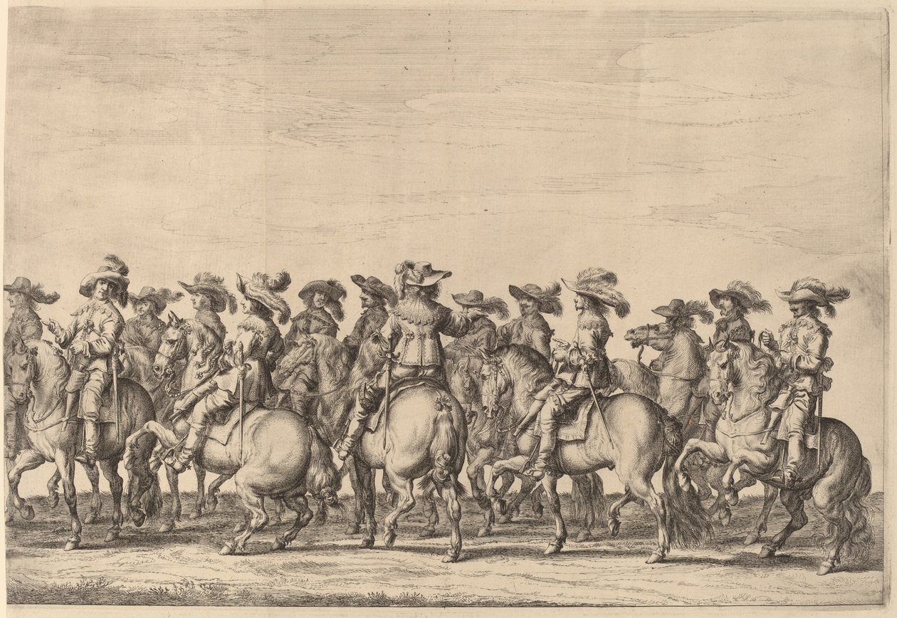 Entrada de Marie de Medici em Amsterdã [placa 3 de 6] de Pieter Nolpe