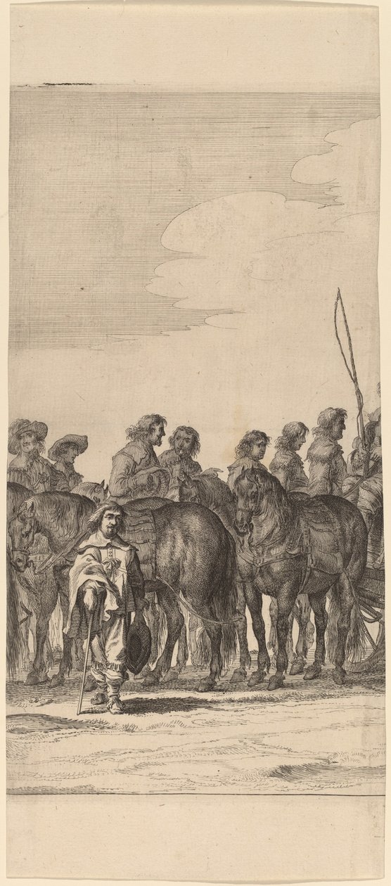 Entrada de Marie de Medici em Amsterdã [placa 5 de 6] de Pieter Nolpe