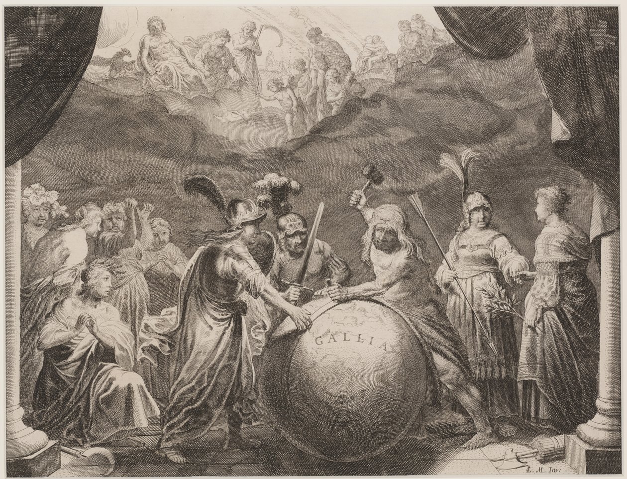 Hercules Restores Gallia de Pieter Nolpe