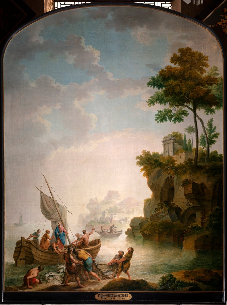 Captura milagrosa de peixe de Pieter Norbert van Reysschoot