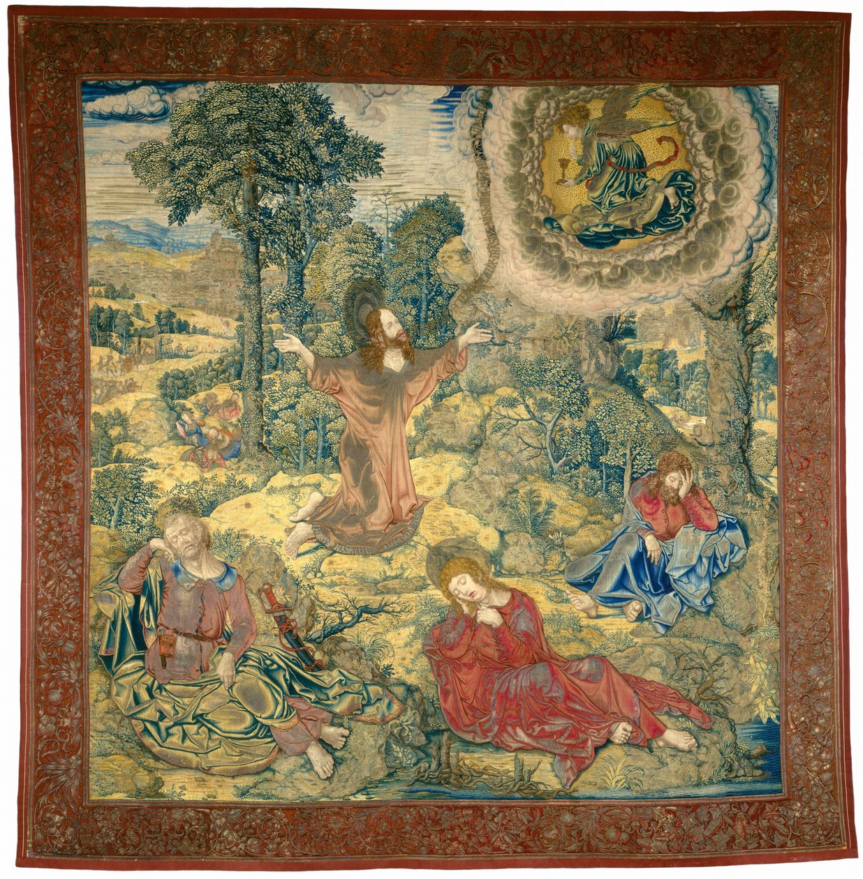 O Jardim do Getsêmani de Pieter Pannemaker I after Bernard van Orley