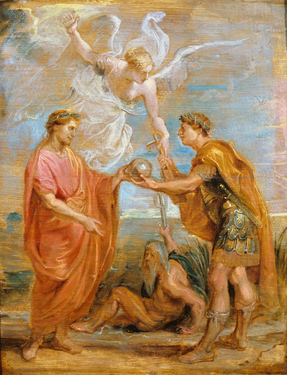 Constantius nomeia Constantino como seu sucessor, 1622 de Peter Paul Rubens