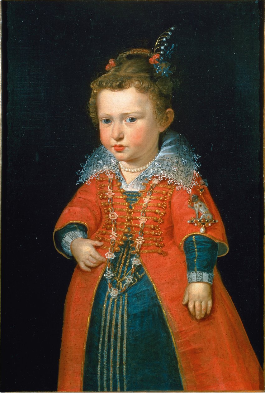 Eleonora Gonzaga 1598-1655 aos dois anos de idade, ca. 1600. de Pieter Paul Rubens