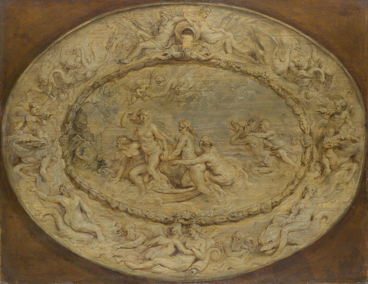 O nascimento de Vênus, ca 1632-1633 de Peter Paul Rubens