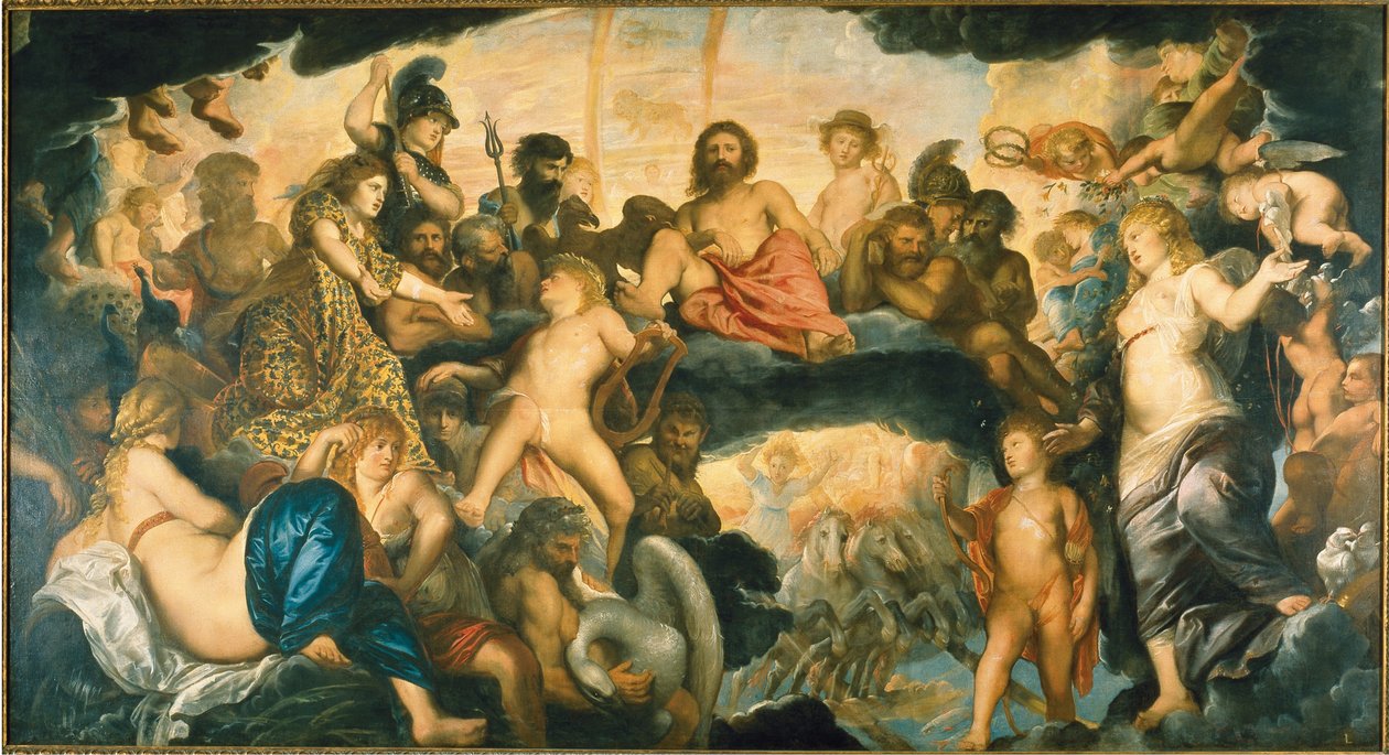 O Conselho dos Deuses. de Pieter Paul Rubens