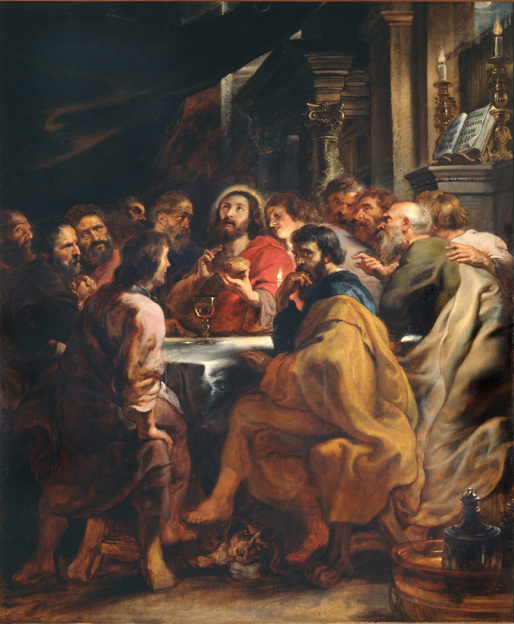 A Última Ceia, 1631-1632. de Peter Paul Rubens