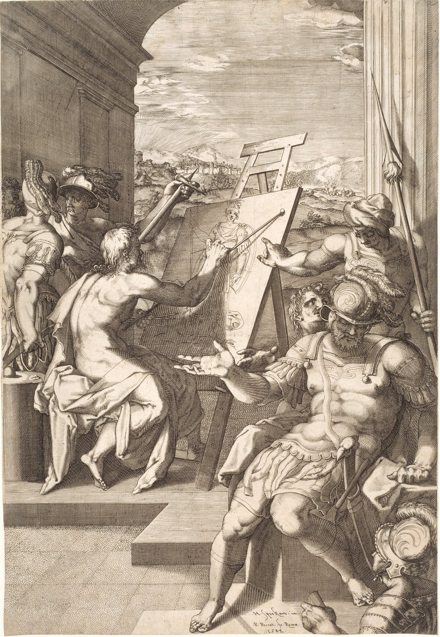 Alegoria da arte da pintura de Pieter Perret