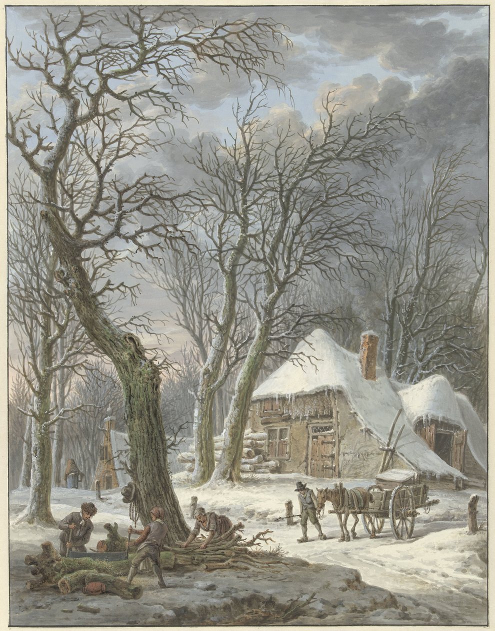paisagem de inverno de Pieter Pietersz. Barbiers
