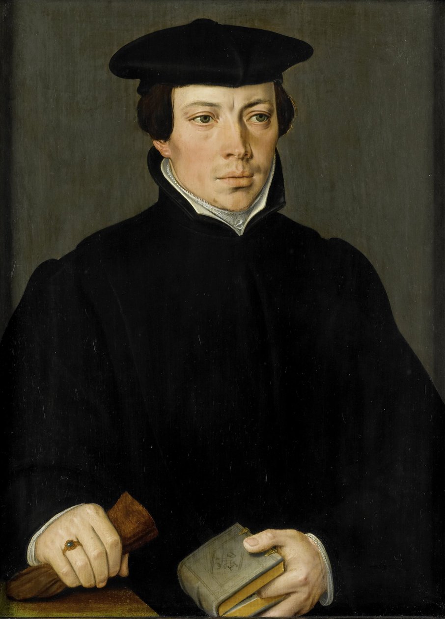 Retrato de um jovem ministro de Pieter Pourbus