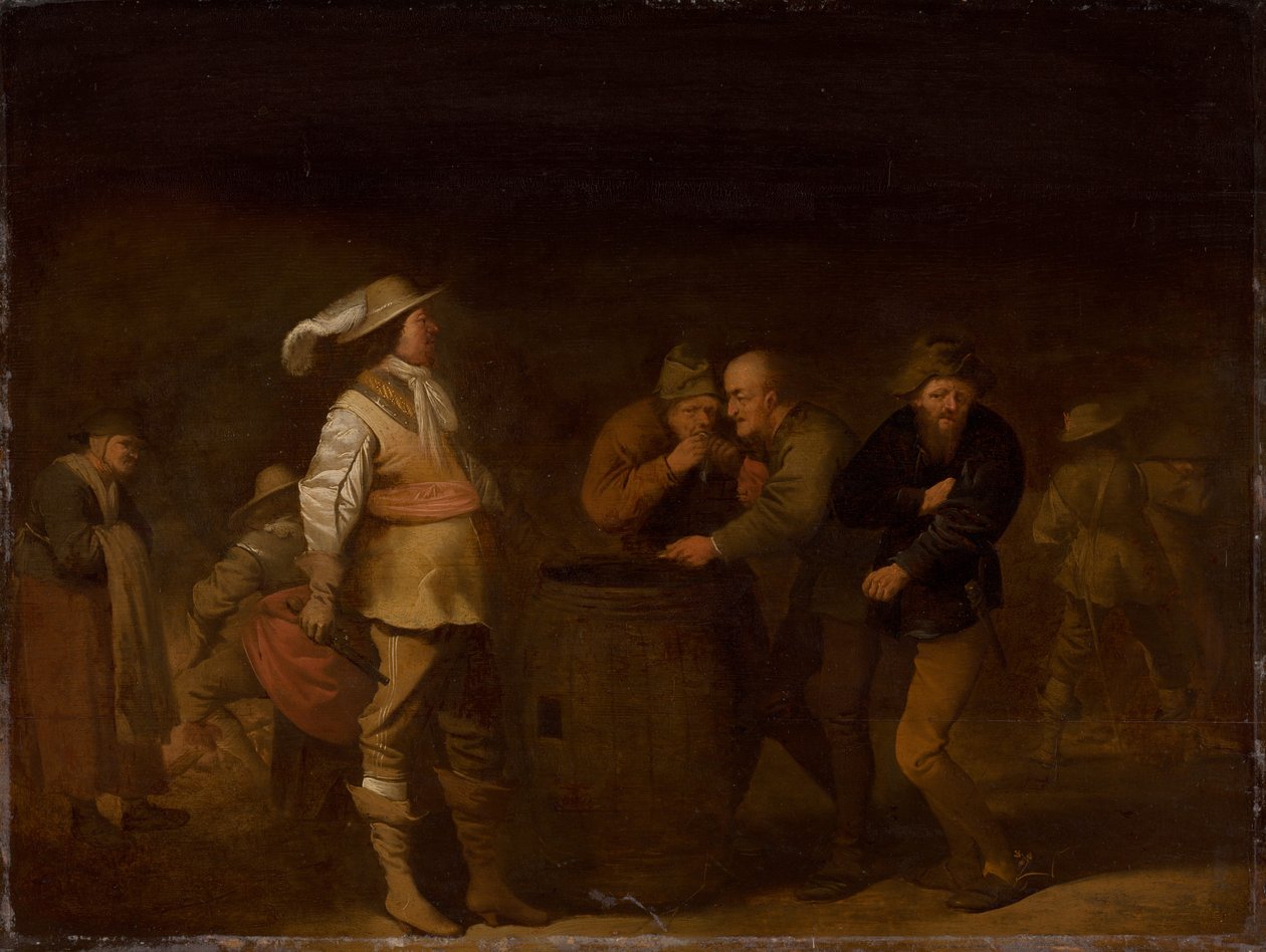 O rendimento do espólio de guerra, c. 1635 de Pieter Quast
