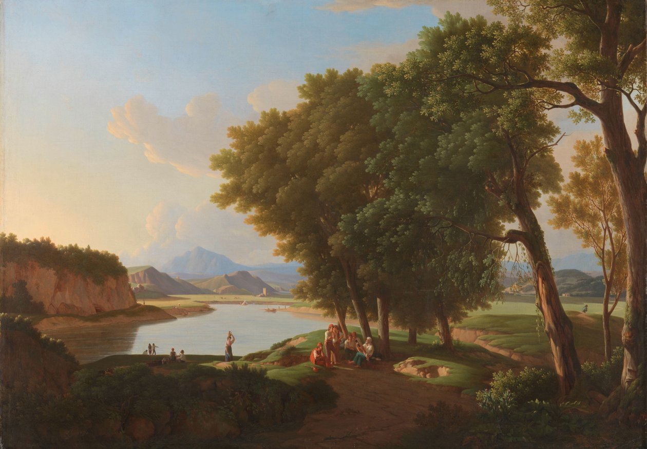 O Aqua Cetosa perto de Roma de Pieter Rudolph Kleijn