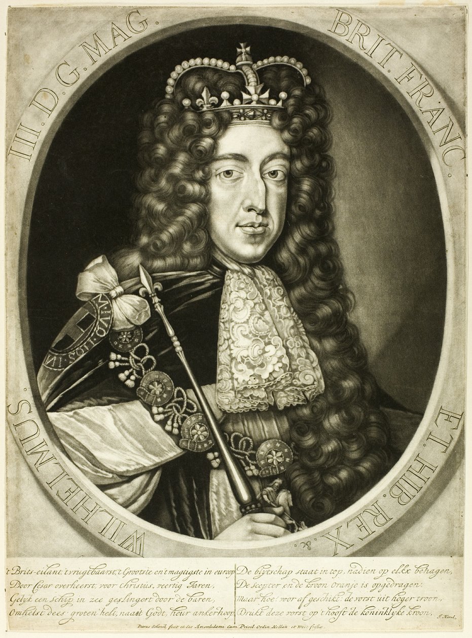 Guilherme III, Rei da Inglaterra de Pieter Schenk