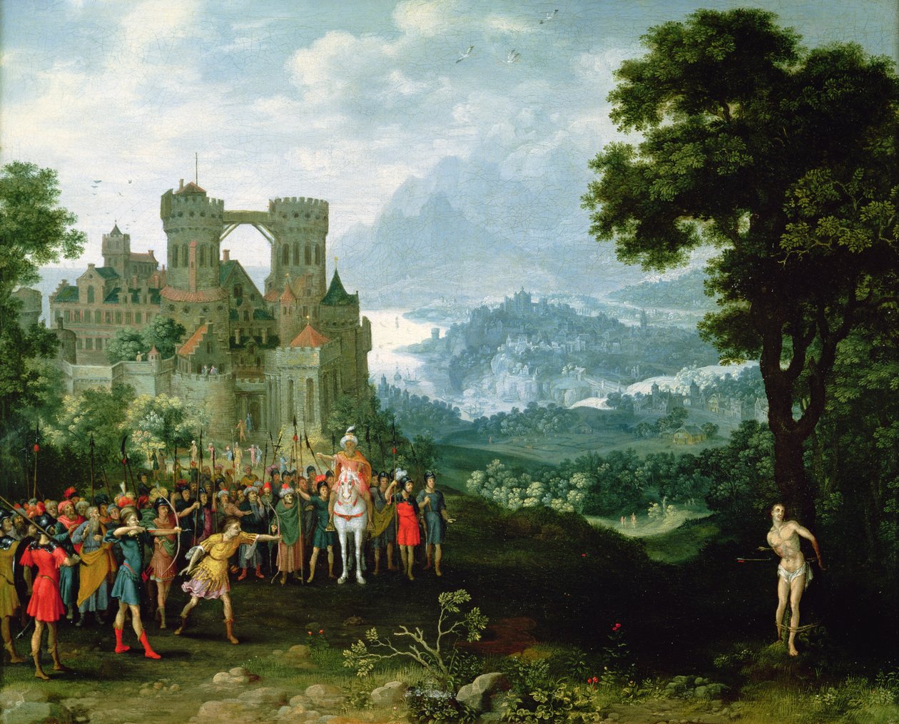 O martírio de são Sebastião de Pieter Schoubroeck