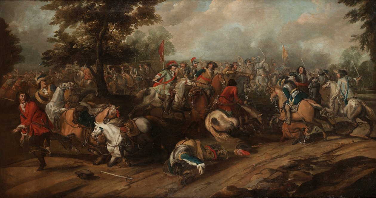 A Batalha de Breitenfeld de Pieter Snayers
