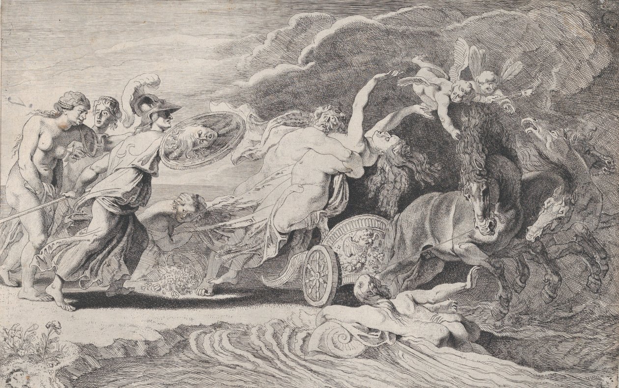O rapto de Proserpina, c. 1620-25. de Pieter Soutman