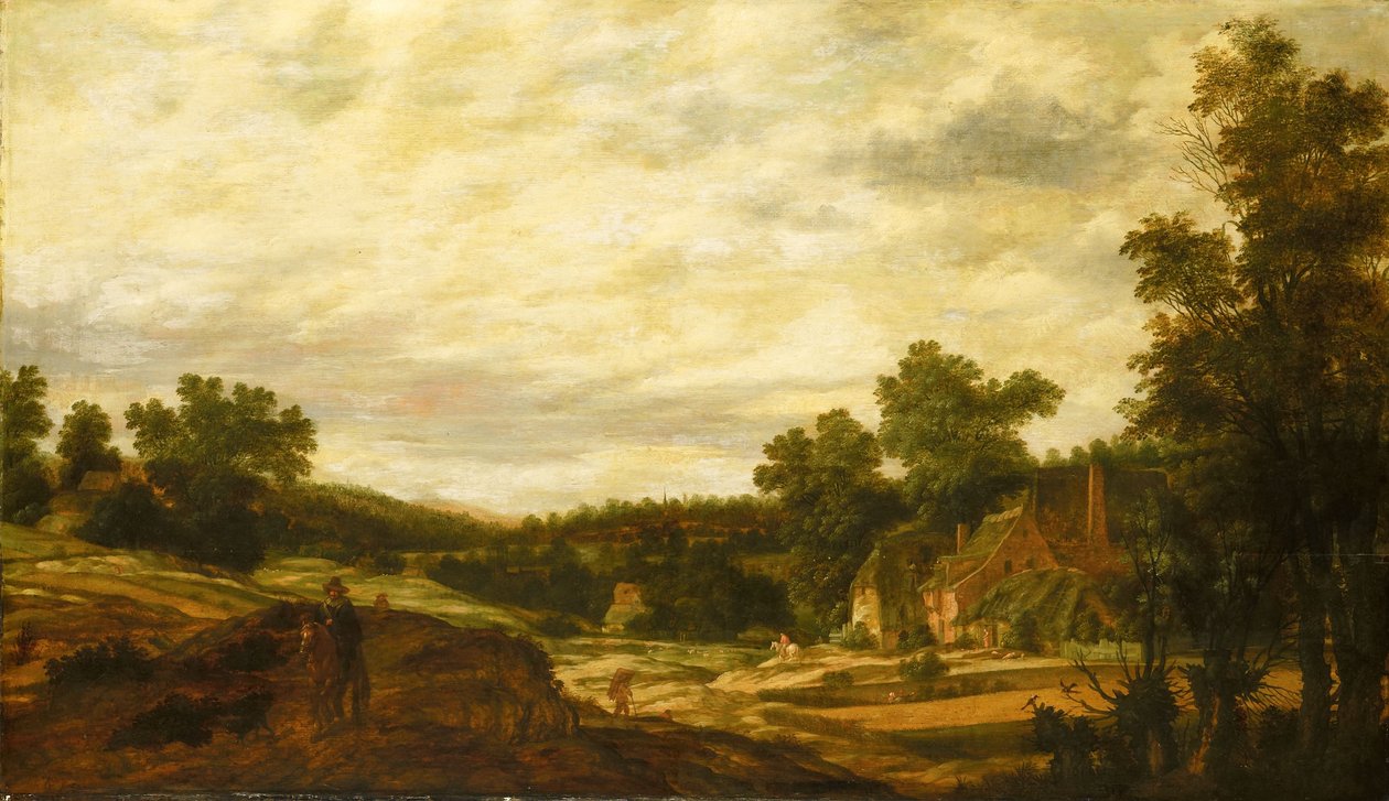 Paisagem montanhosa de Pieter Stalpaert