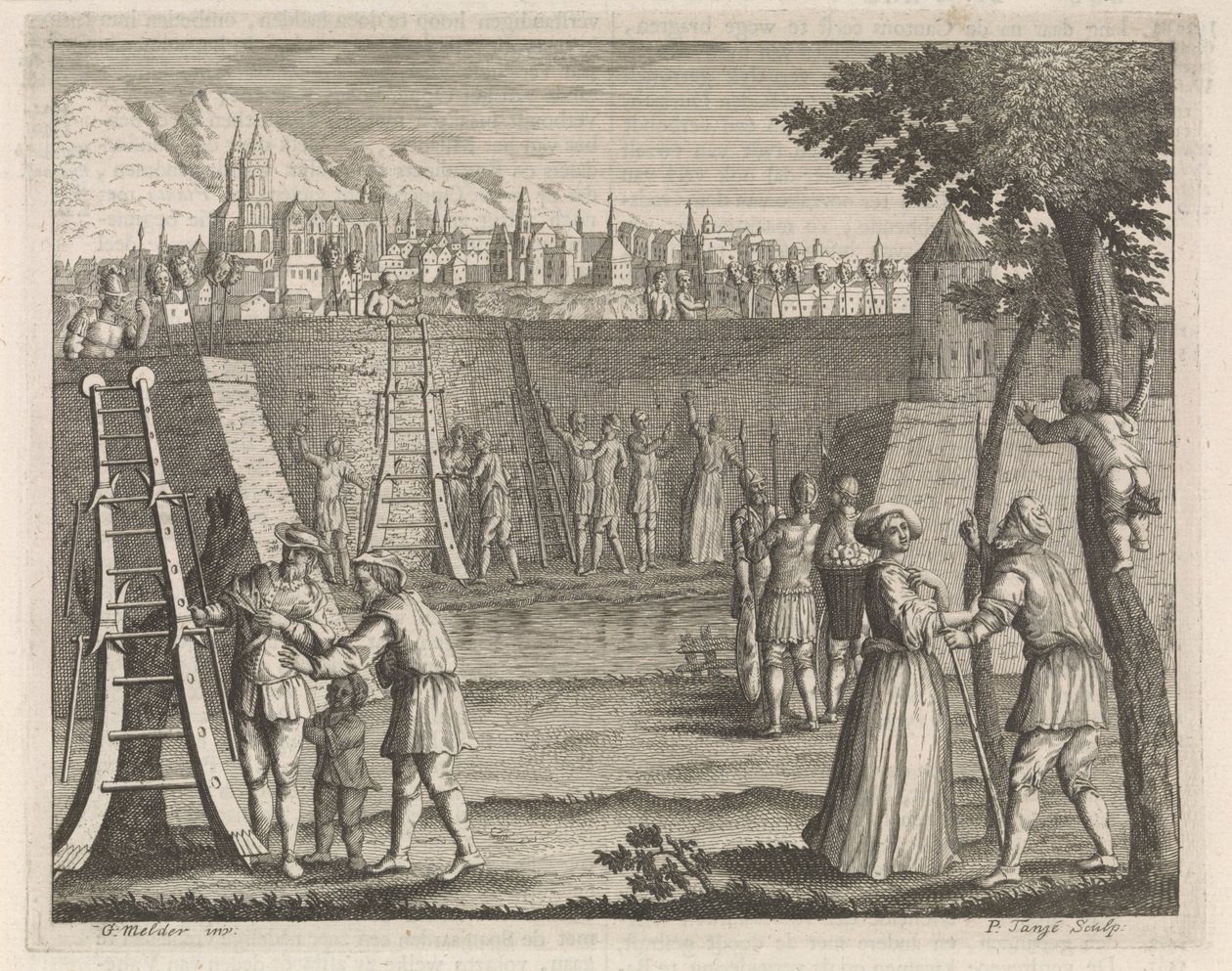 Sítio de uma cidade de Pieter Tanjé