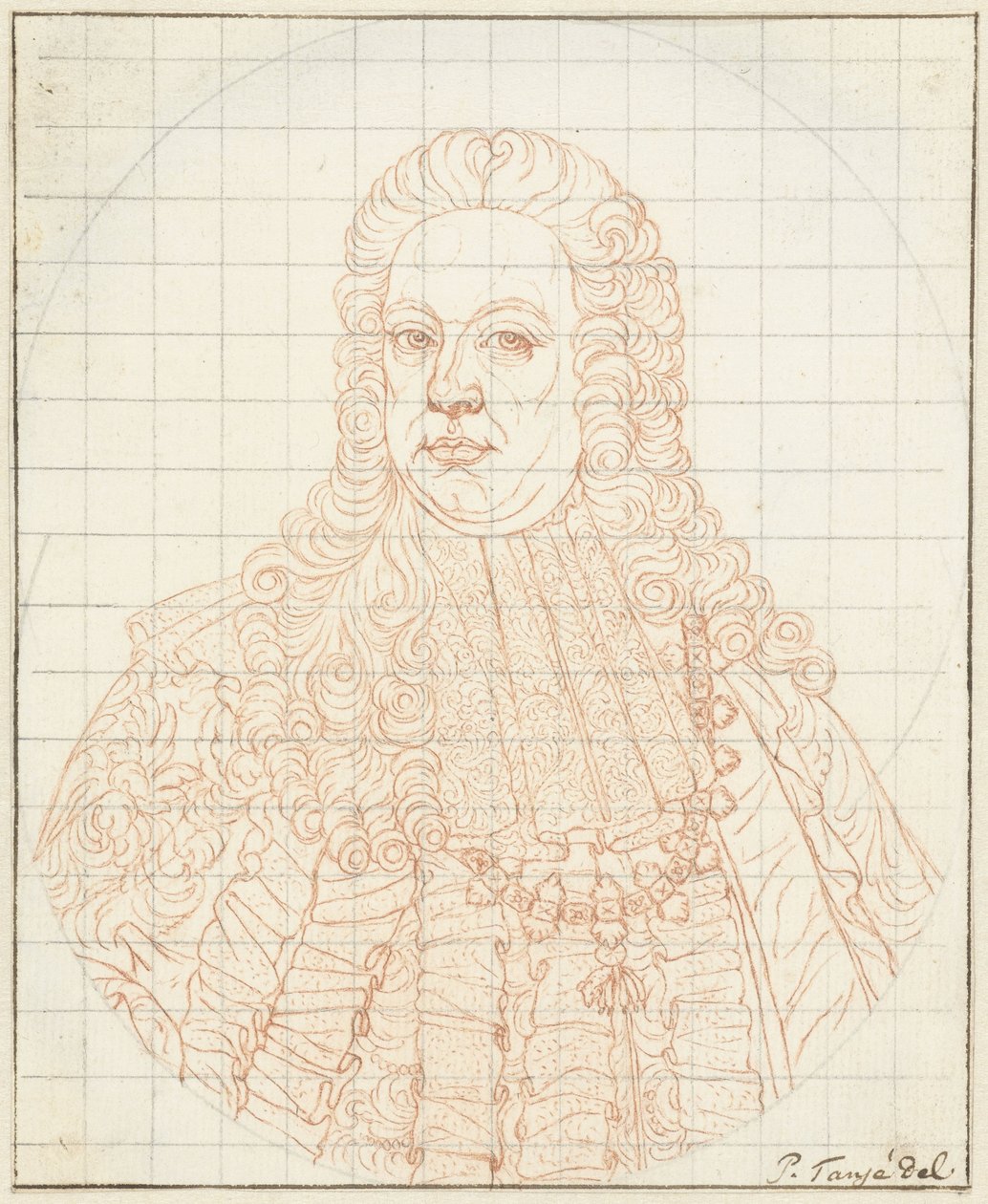Retrato de Francis I Stephanus, imperador alemão de Pieter Tanjé