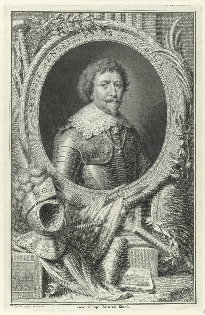 Retrato de Frederick Henry, Príncipe de Orange-Nassau de Pieter Tanjé