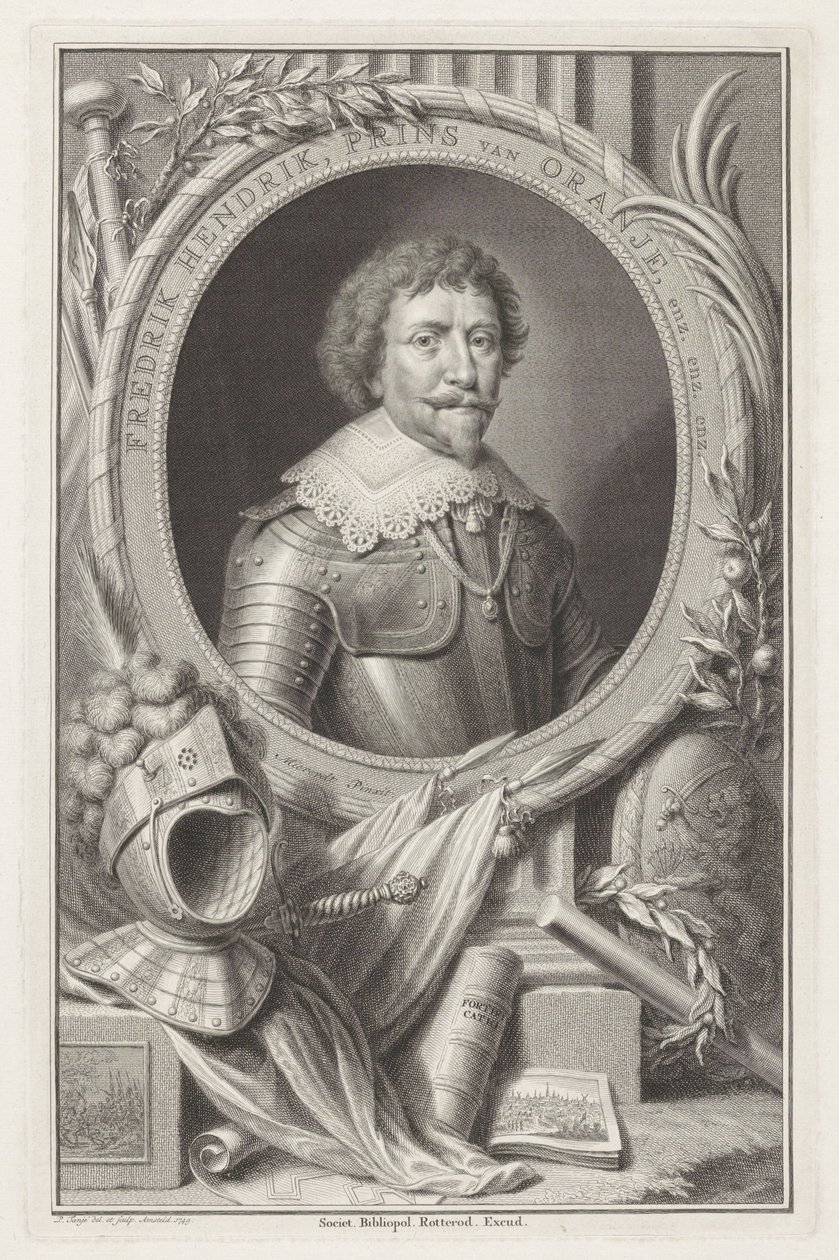 Retrato de Frederik Hendrik, Príncipe de Orange de Pieter Tanjé