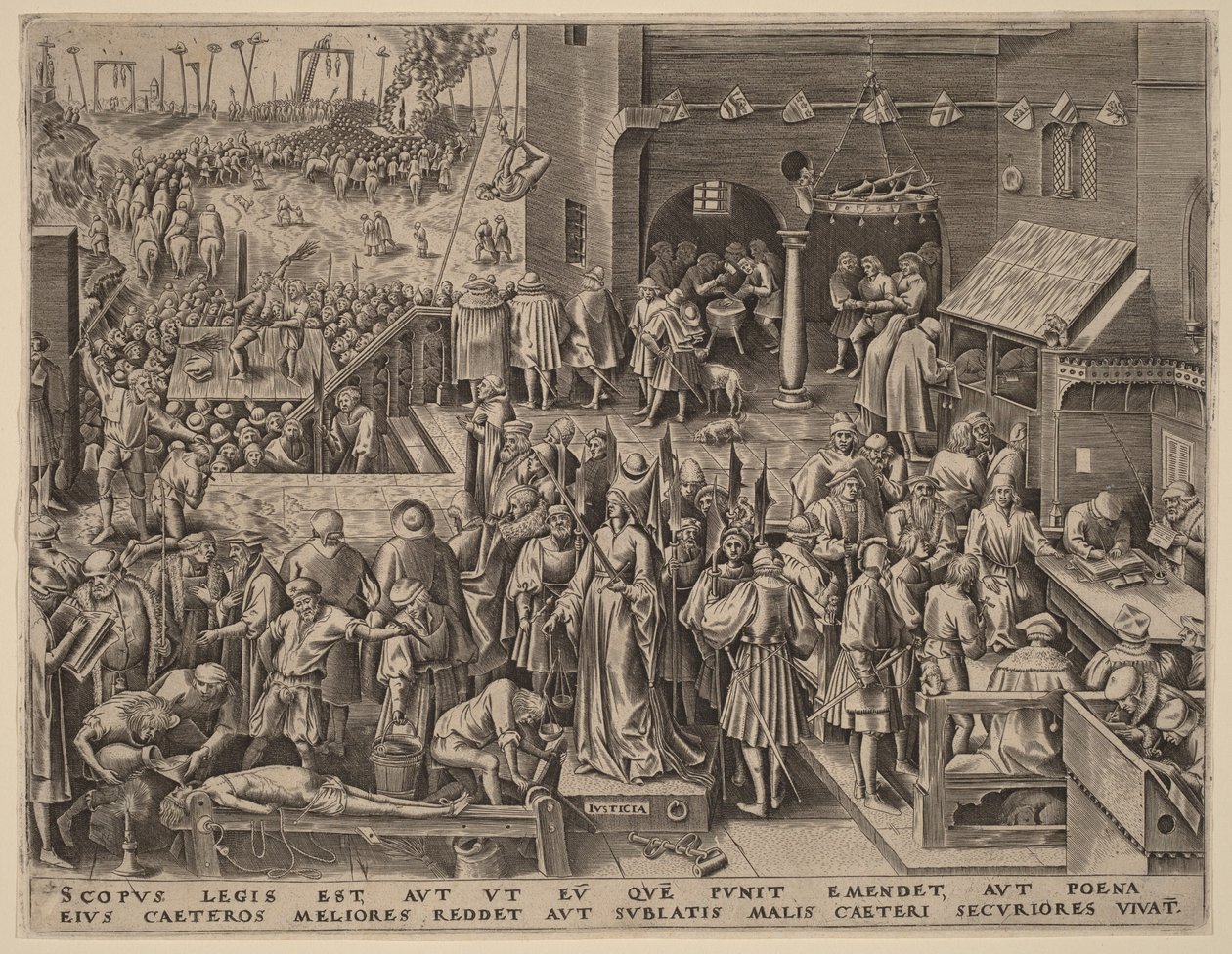 Justiça de Pieter The Elder (after) Brueghel