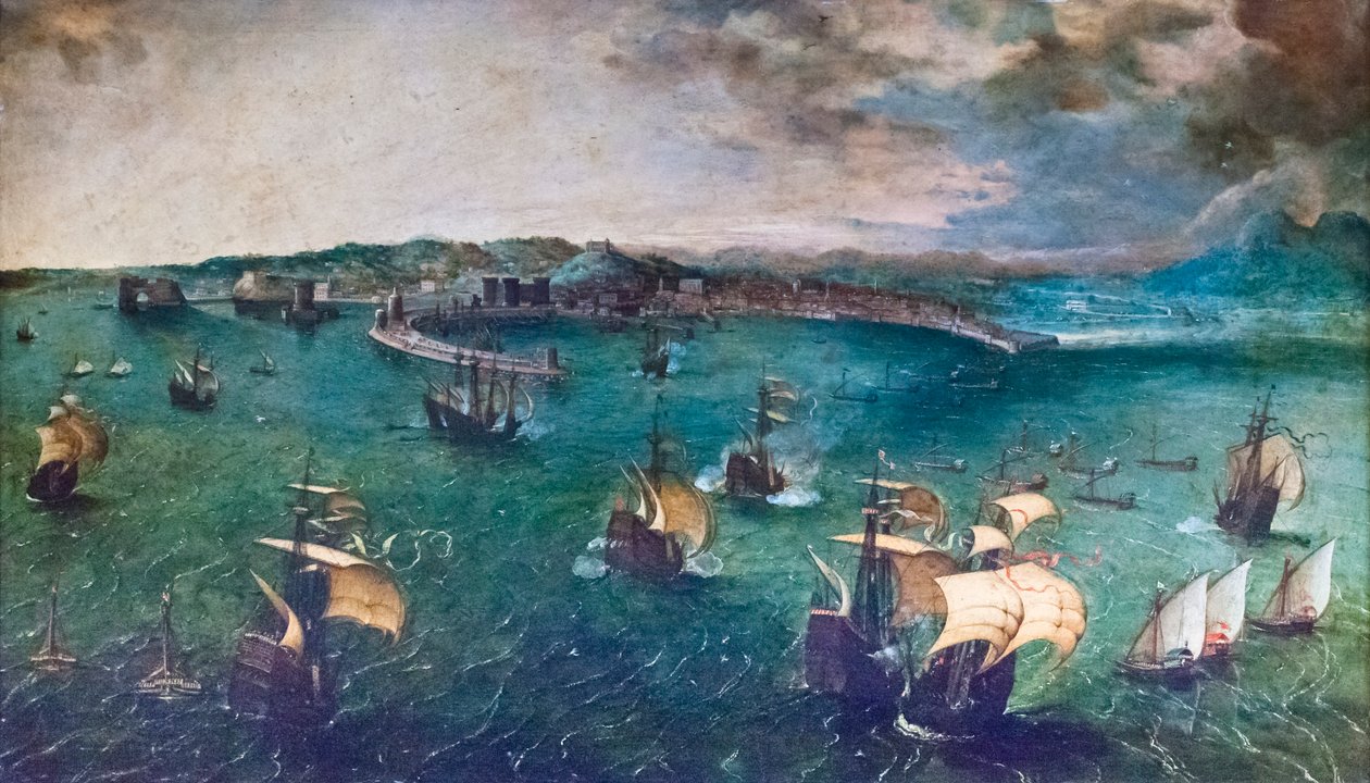 Batalha na baía de Nápoles de Pieter Bruegel the Elder