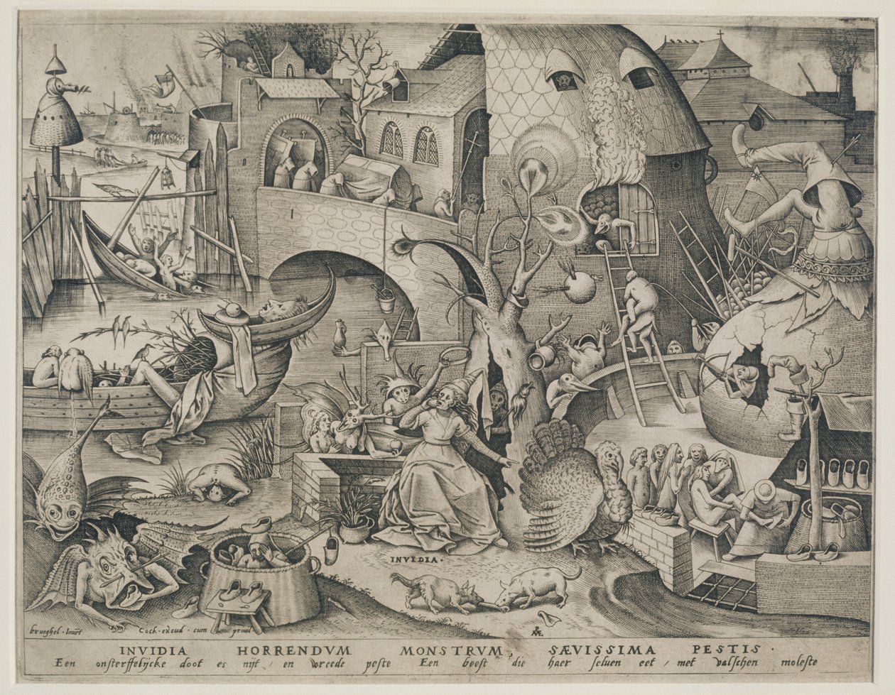 Inuidia de Pieter Bruegel the Elder