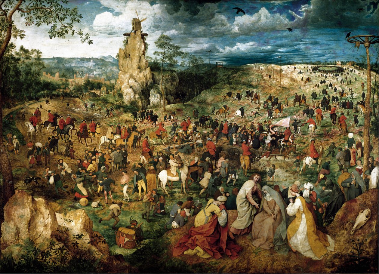 La Montee au Calvary (O Transporte da Cruz) Pintura de Pieter Bruegel o Ancião (ou Pierre Breugel ou Peter Brueghel ou Breughel de Pieter Bruegel the Elder