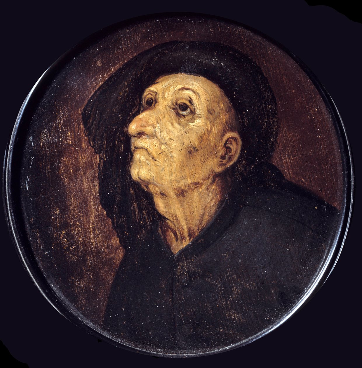 A cabeça do velho também diz a Pintura da inveja de Pieter Bruegel (ou Breugel ou Brueghel ou Breughel) o velho (1525-1569) Século XVI Bordeaux, Musee des Beaux Arts de Pieter Bruegel the Elder