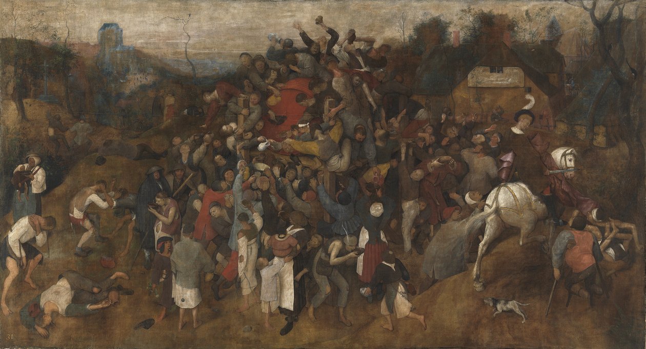 O Vinho do Dia de São Martins, 1566-67 de Pieter Bruegel the Elder