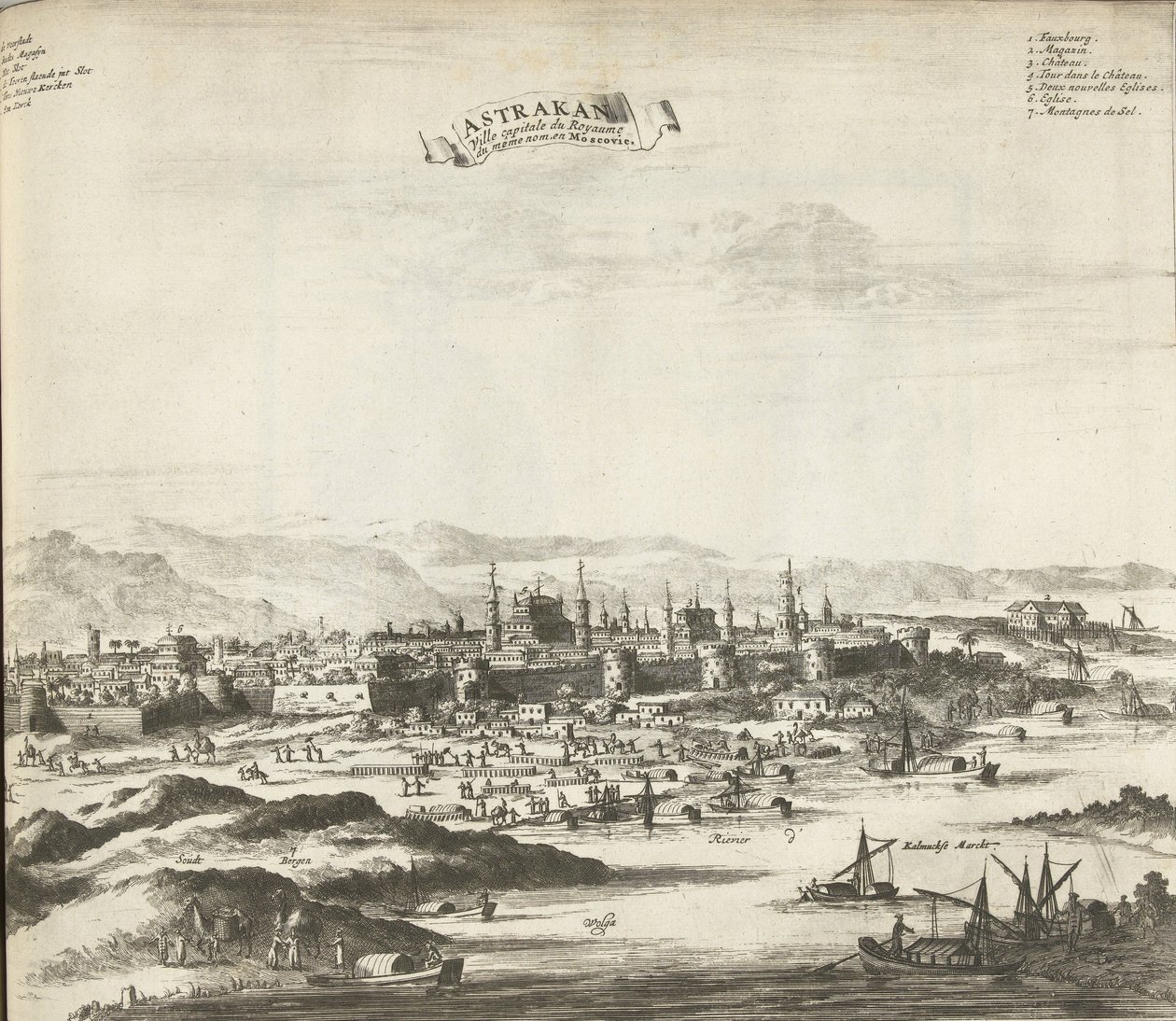 Astracã, 1726 de Pieter Van der Aa