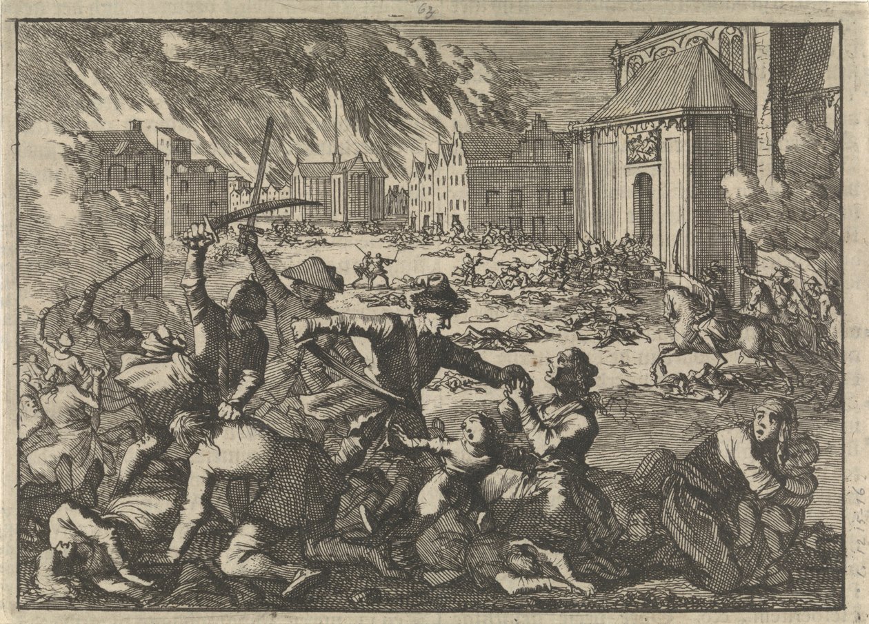Saco de Magdeburgo, 1698 de Pieter Van der Aa