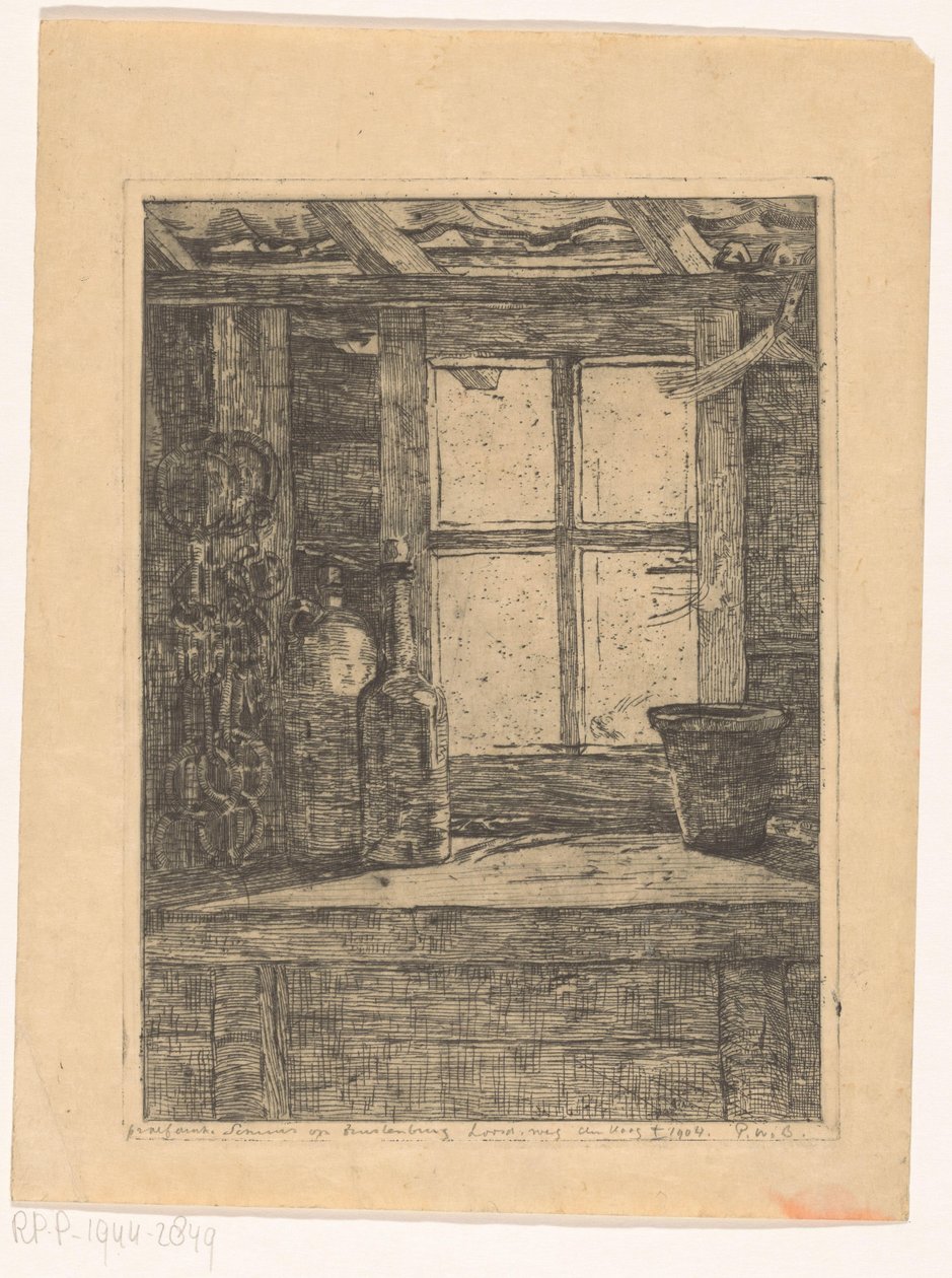 Schuur (título sobre o objecto) de Pieter Willem van Baarsel (signed by artist)