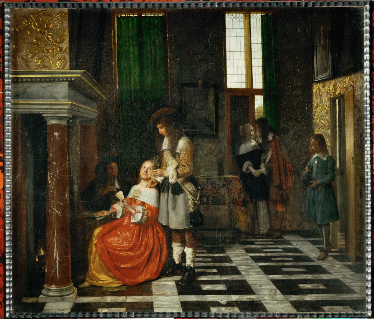Les joueurs de cartes - Os jogadores de cartas ... de Pieter de (after) Hooch