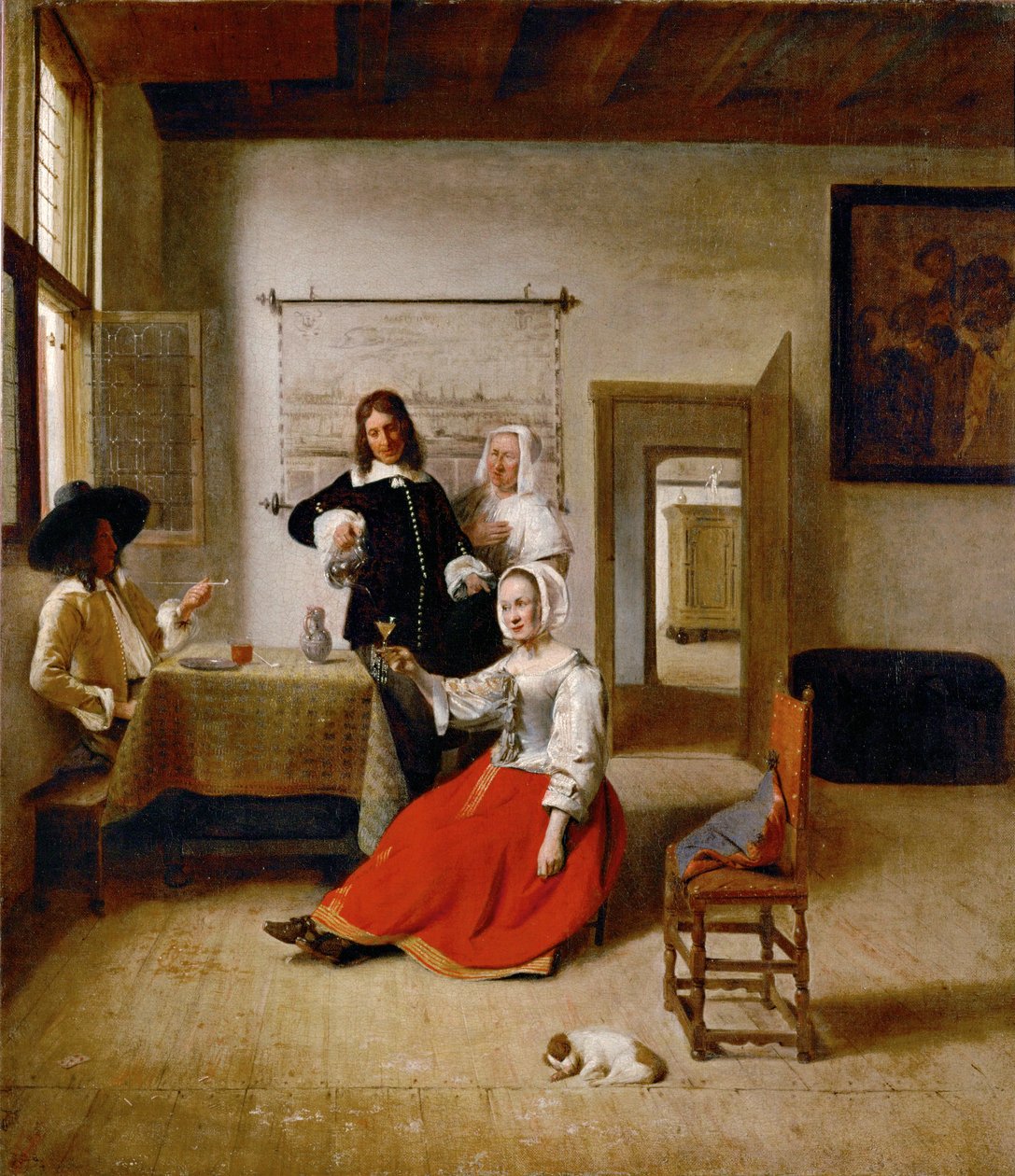 O bebedor ... de Pieter de (after) Hooch