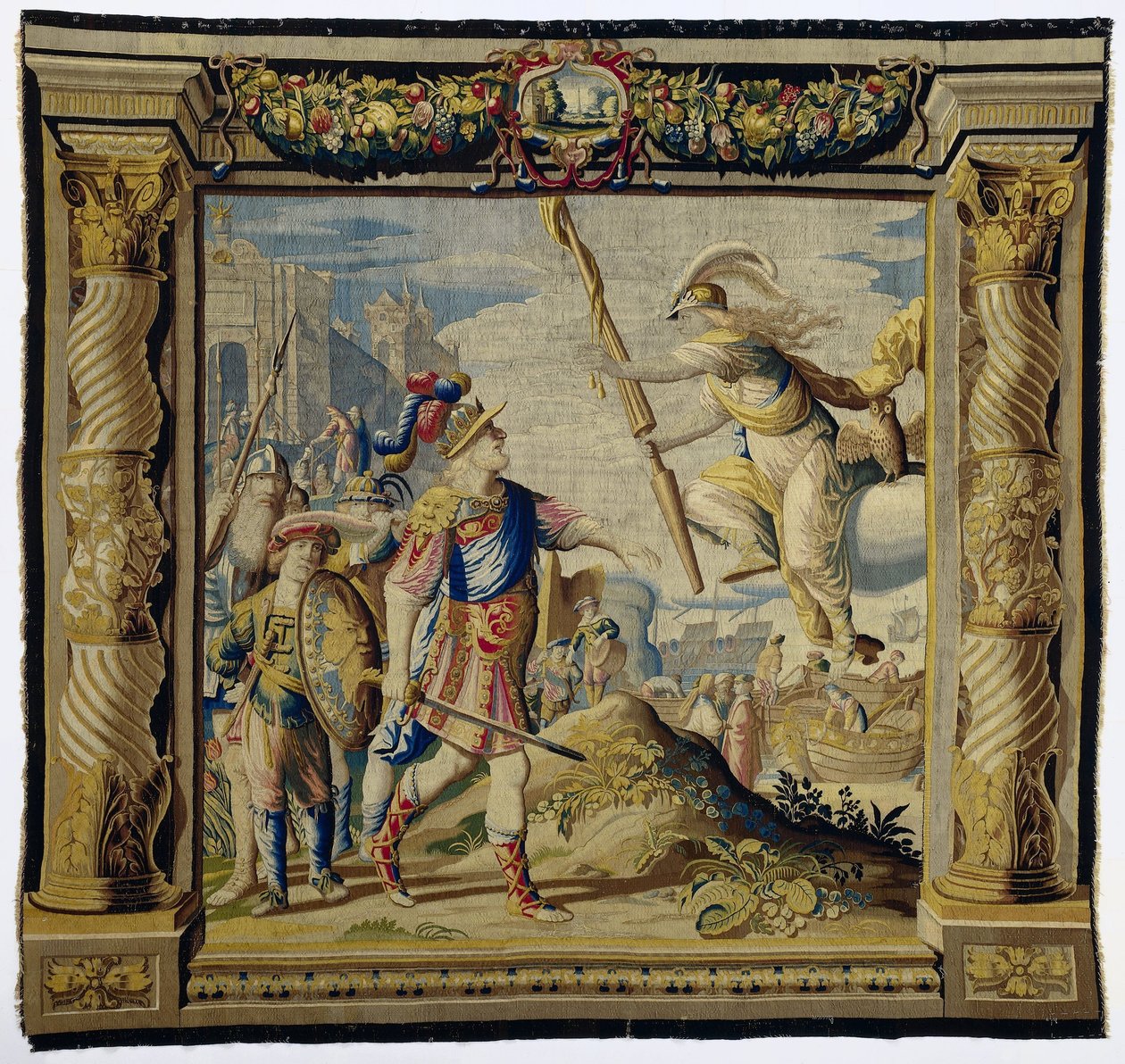 O Rei Thaos e a deusa Atena
A história da Iphigenia e Orestes (título da série) de Pieter de Cracht